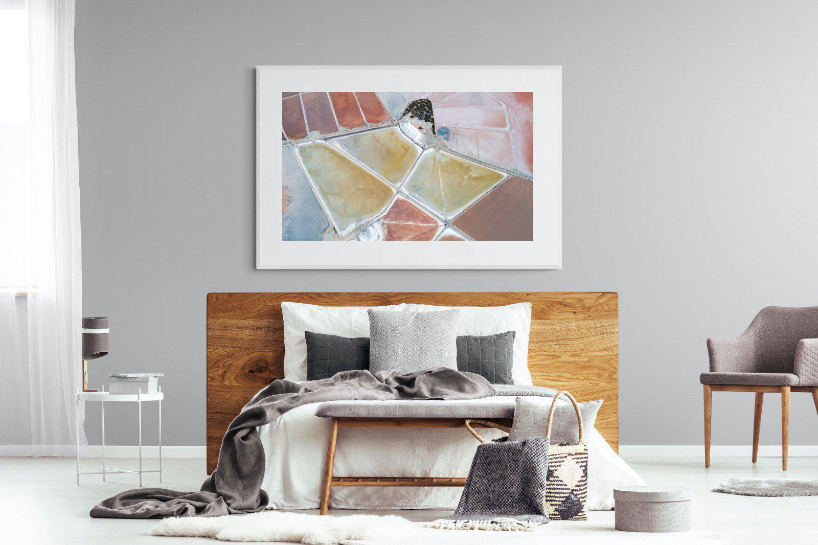 Aerial Art-Wall_Art-150 x 100cm-Framed Print-White-Pixalot