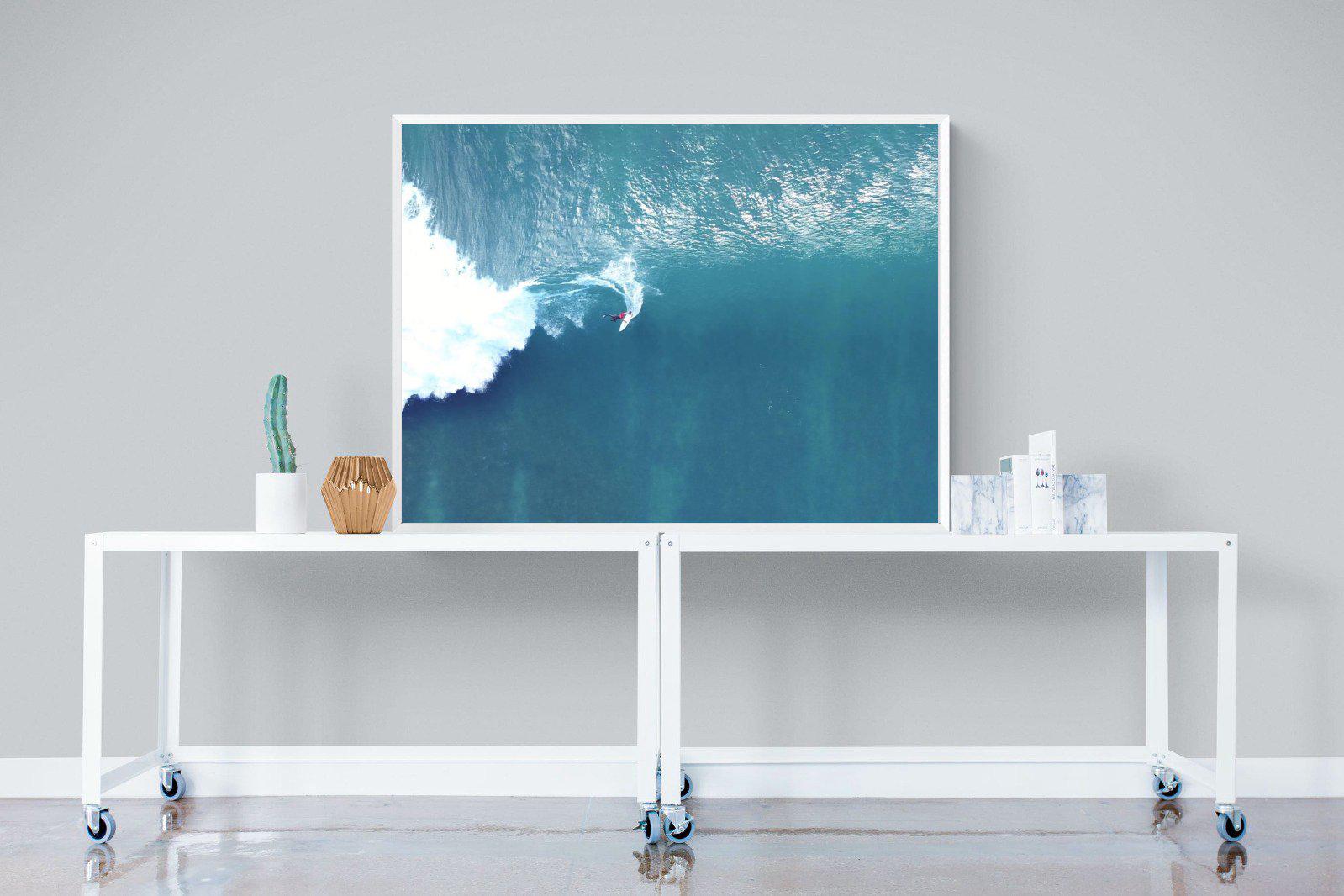 Aerial Surf-Wall_Art-120 x 90cm-Mounted Canvas-White-Pixalot