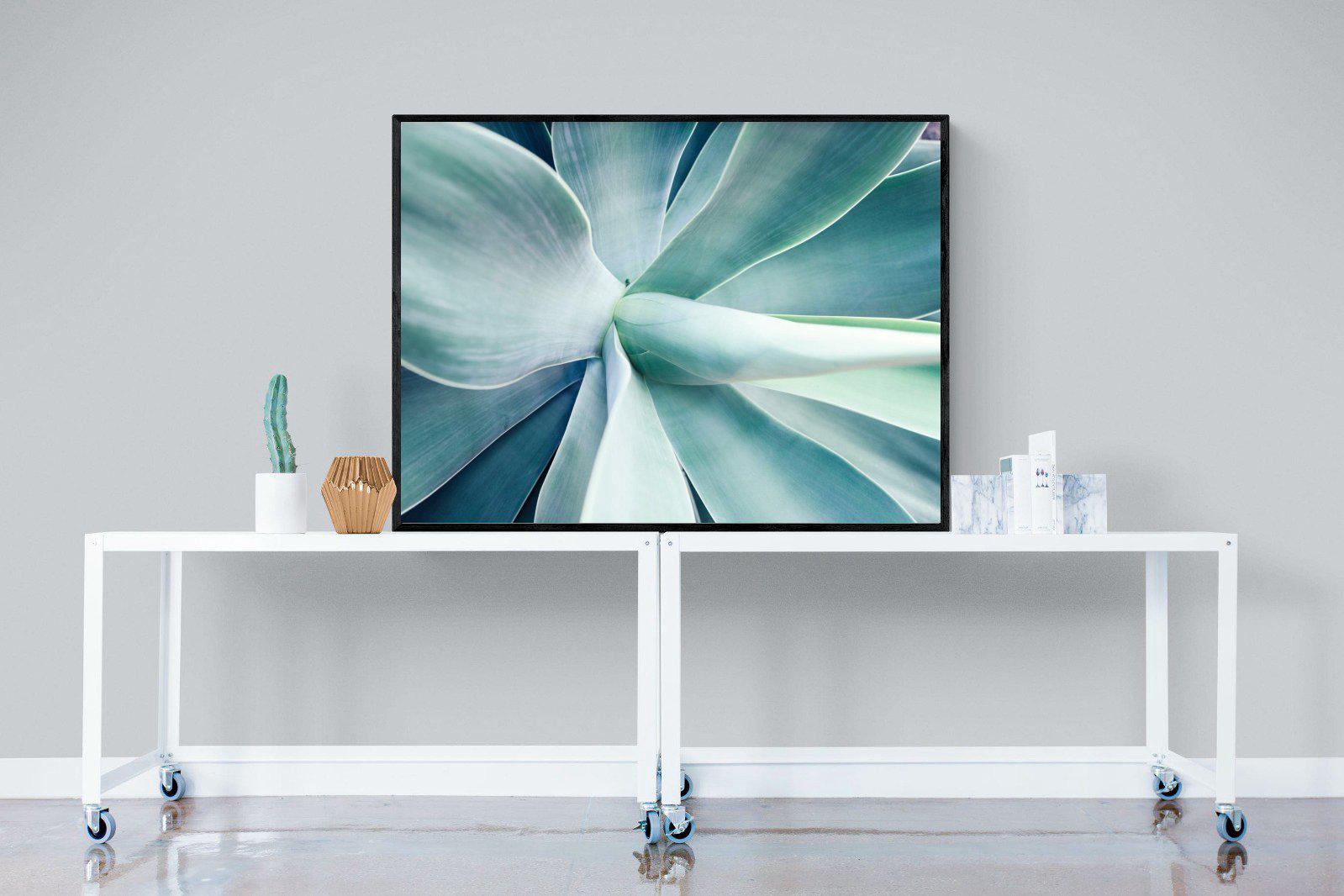 Agave-Wall_Art-120 x 90cm-Mounted Canvas-Black-Pixalot