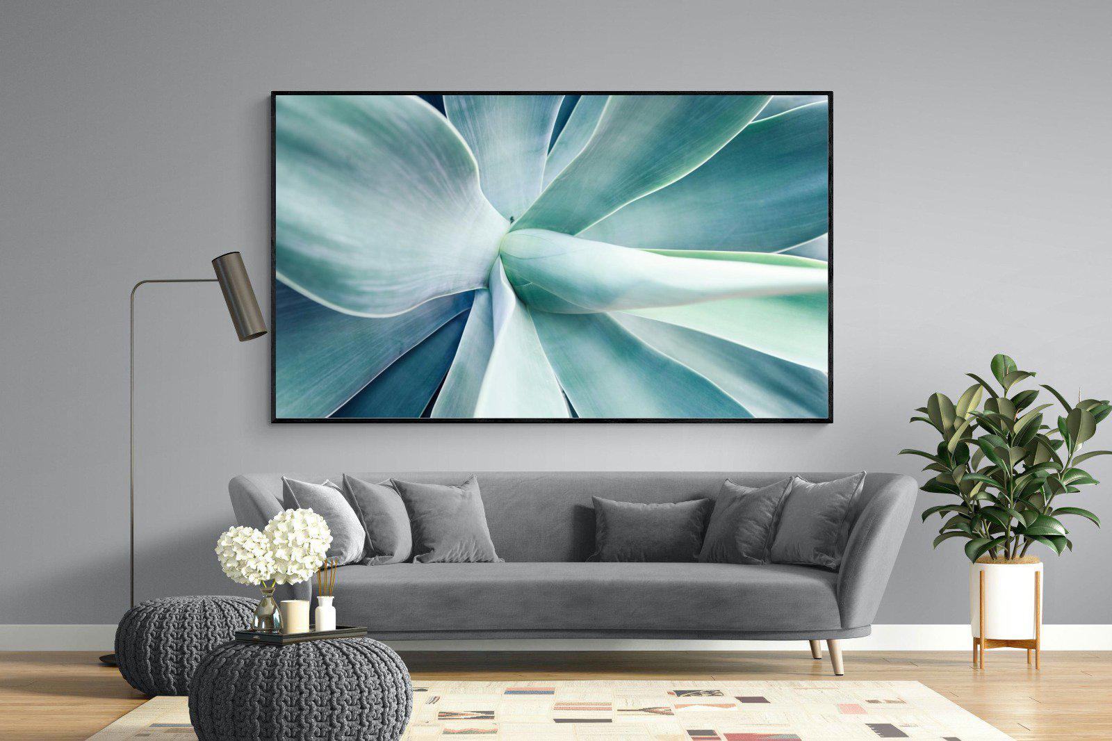 Agave-Wall_Art-220 x 130cm-Mounted Canvas-Black-Pixalot