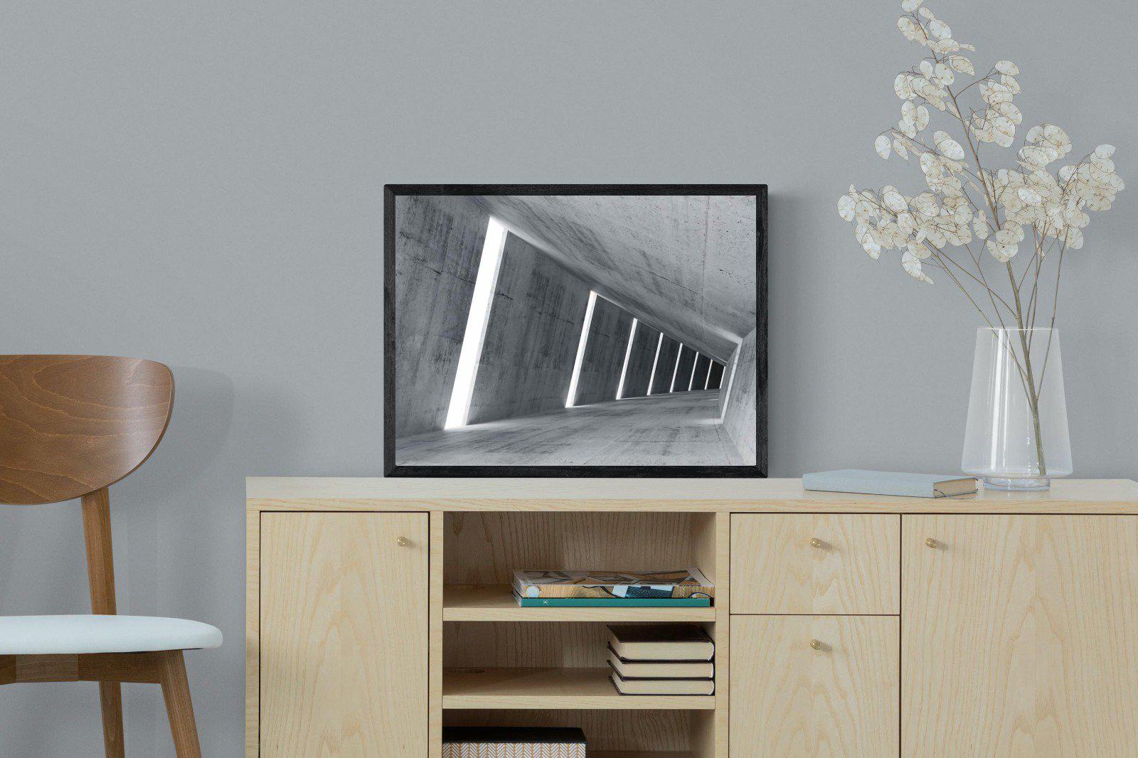 Angles-Wall_Art-60 x 45cm-Mounted Canvas-Black-Pixalot