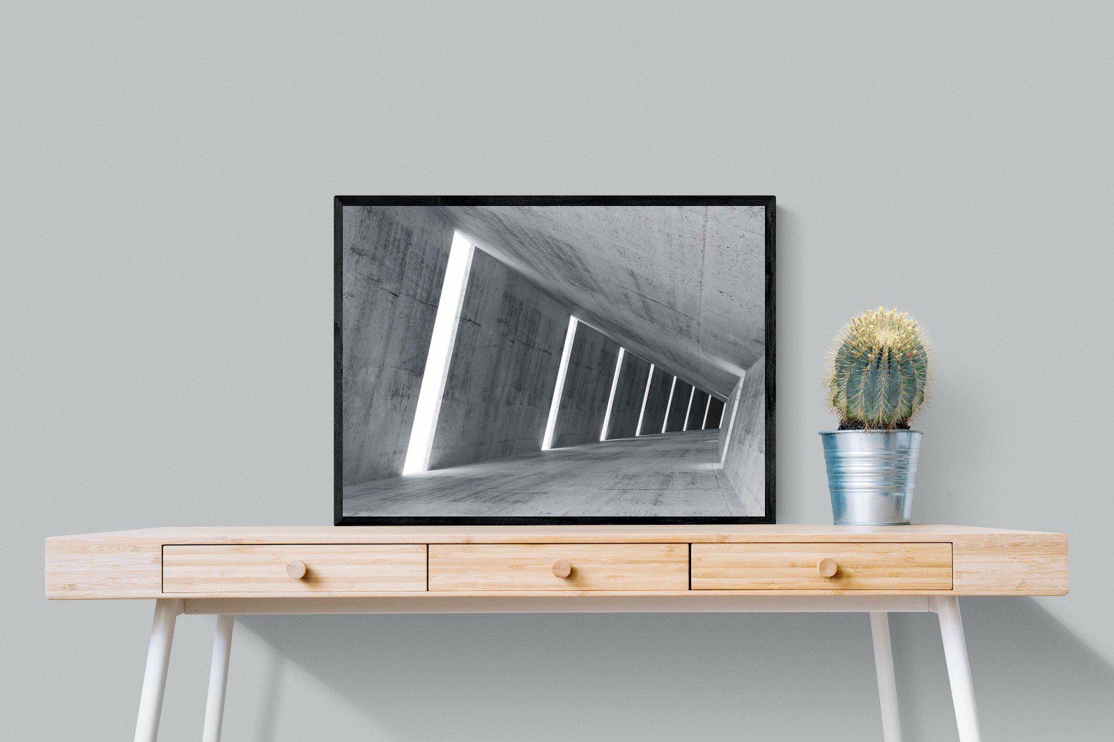 Angles-Wall_Art-80 x 60cm-Mounted Canvas-Black-Pixalot