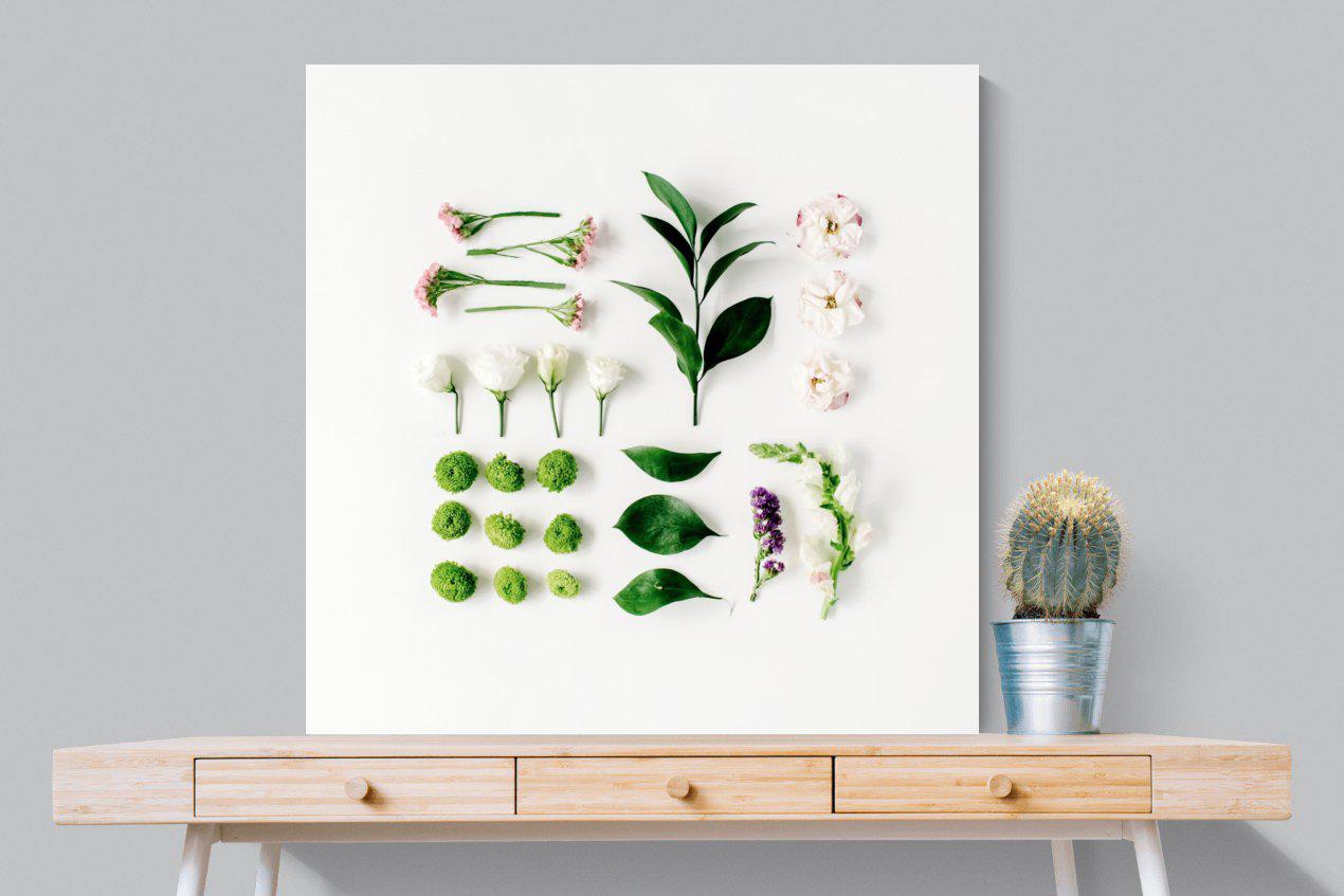 Arrangement-Wall_Art-100 x 100cm-Mounted Canvas-No Frame-Pixalot