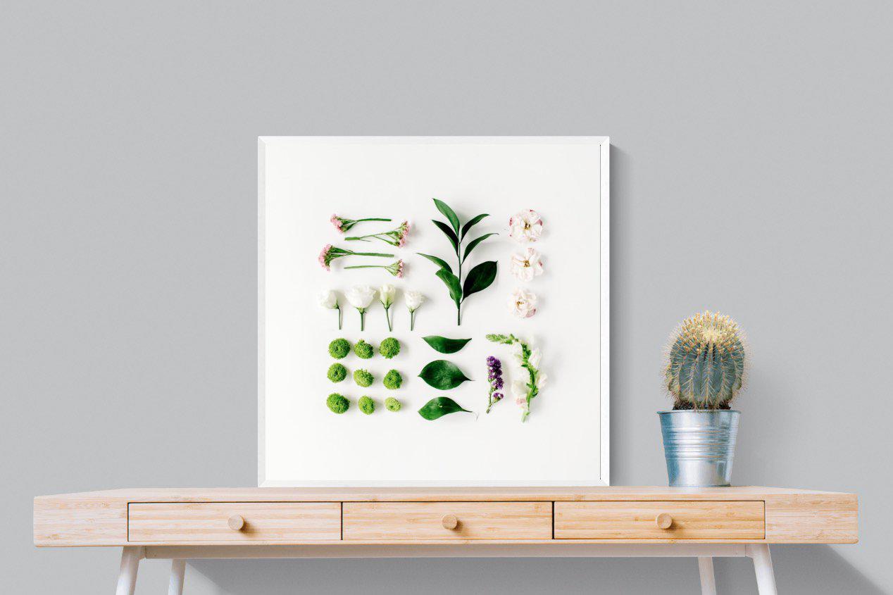 Arrangement-Wall_Art-80 x 80cm-Mounted Canvas-White-Pixalot