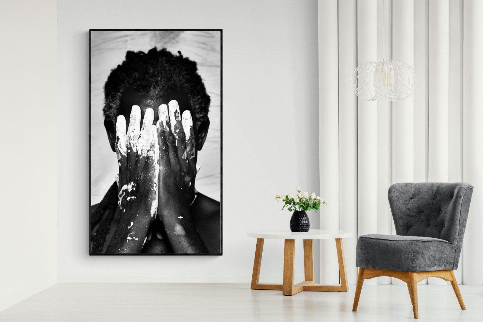 Artist-Wall_Art-130 x 220cm-Mounted Canvas-Black-Pixalot