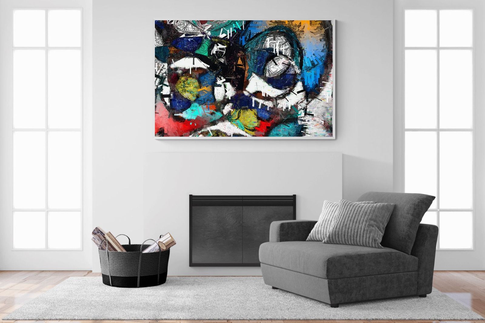 Avant-Garde-Wall_Art-150 x 100cm-Mounted Canvas-White-Pixalot