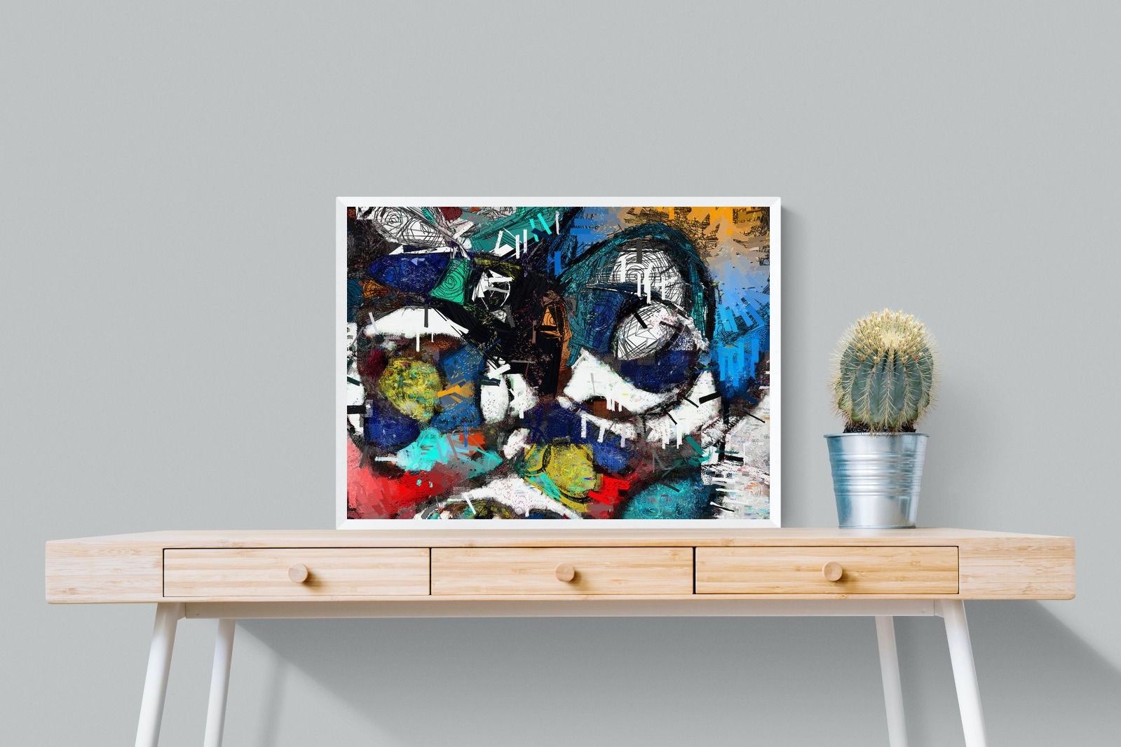 Avant-Garde-Wall_Art-80 x 60cm-Mounted Canvas-White-Pixalot