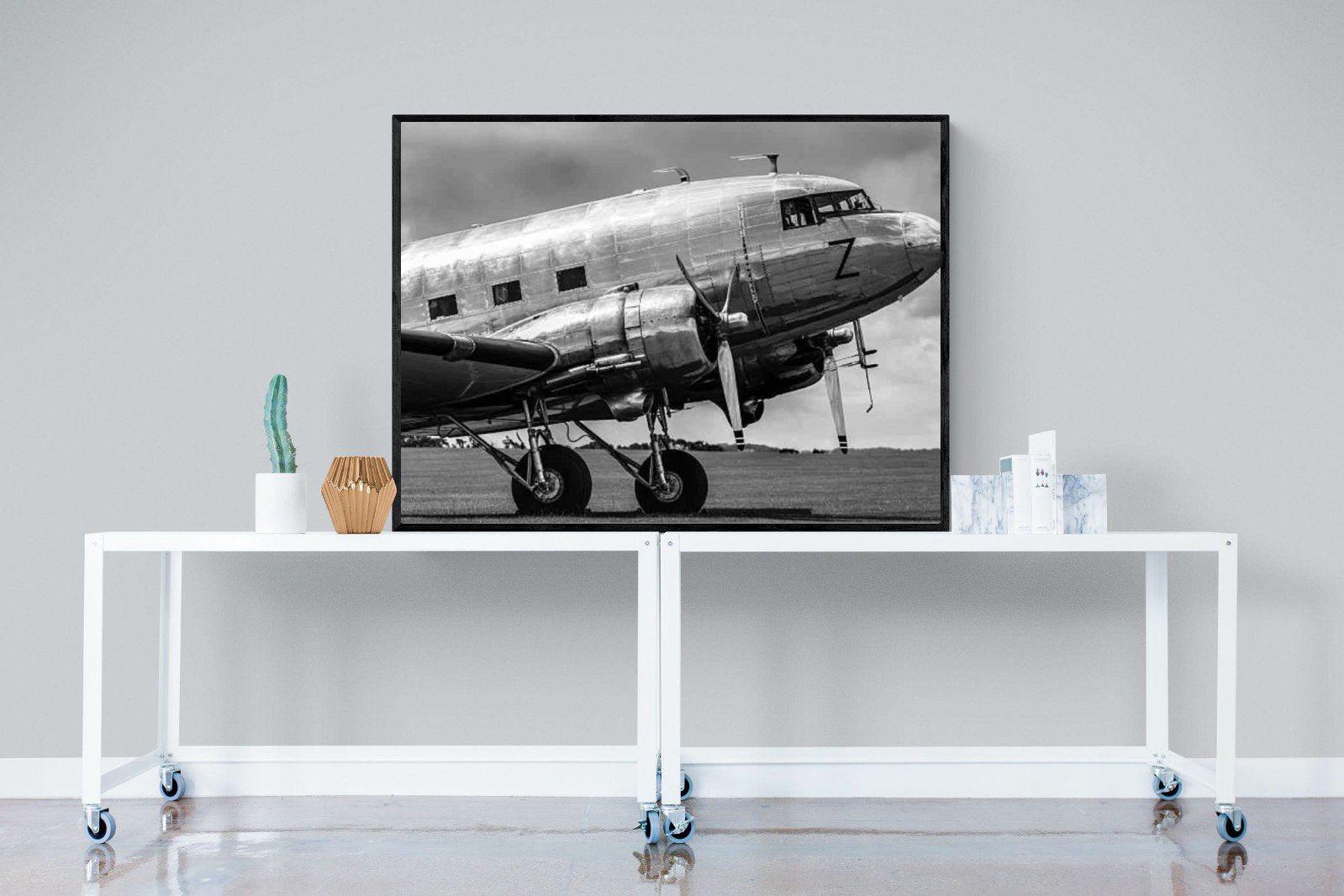 Aviator-Wall_Art-120 x 90cm-Mounted Canvas-Black-Pixalot