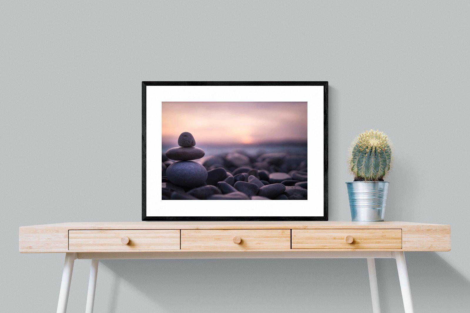 Balanced-Wall_Art-80 x 60cm-Framed Print-Black-Pixalot