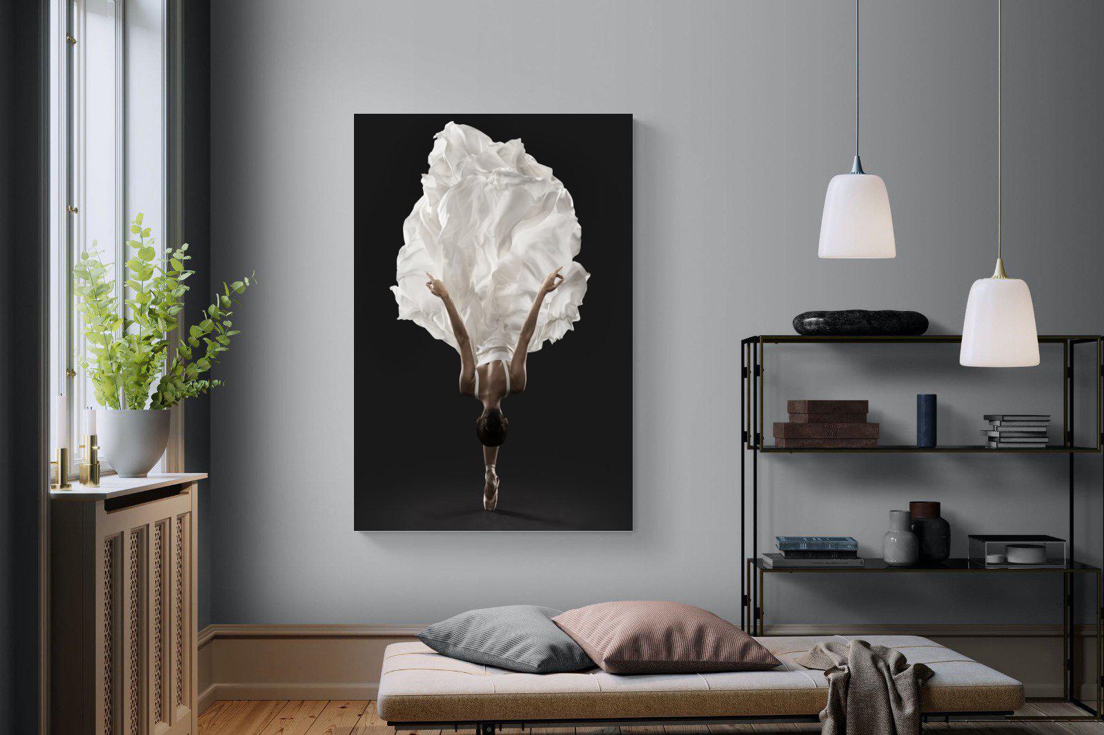 Ballerina Pose-Wall_Art-120 x 180cm-Mounted Canvas-No Frame-Pixalot