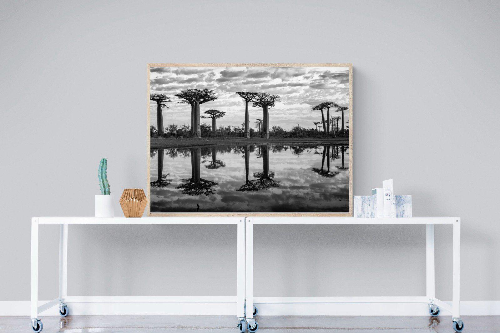 Baobab Trees-Wall_Art-120 x 90cm-Mounted Canvas-Wood-Pixalot