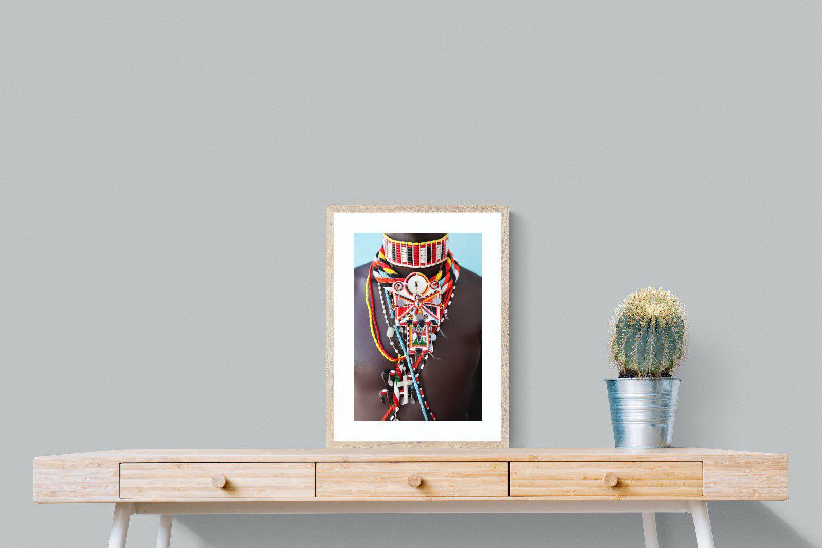 Beaded-Wall_Art-45 x 60cm-Framed Print-Wood-Pixalot