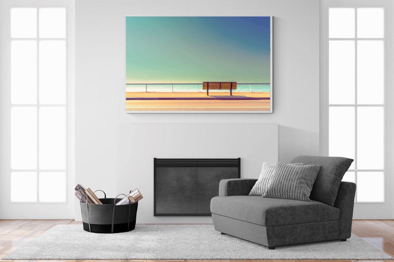 Bench-Wall_Art-150 x 100cm-Mounted Canvas-White-Pixalot