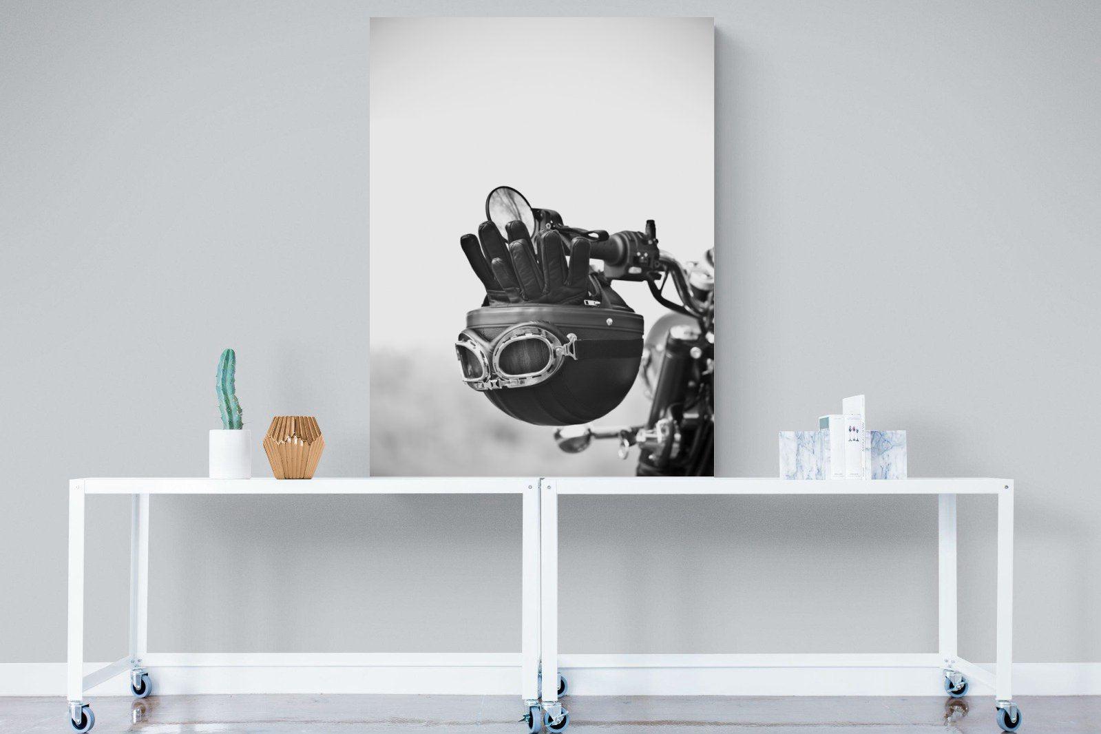 Biker Gear-Wall_Art-90 x 120cm-Mounted Canvas-No Frame-Pixalot