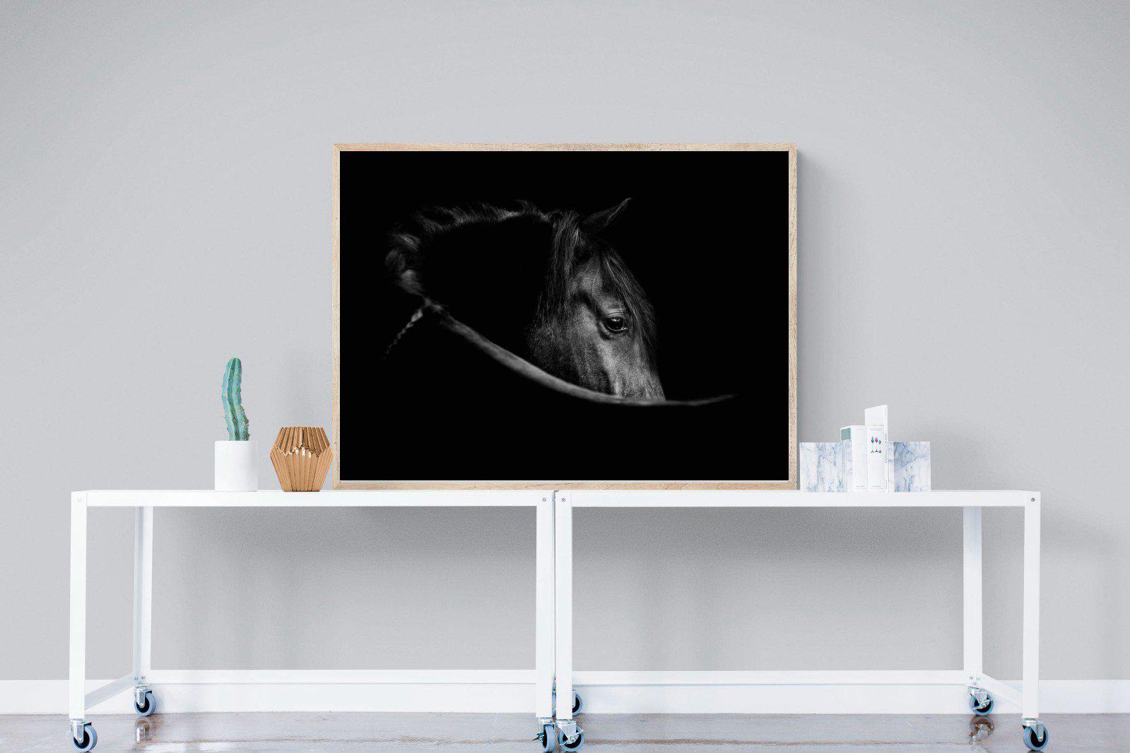 Black Beauty-Wall_Art-120 x 90cm-Mounted Canvas-Wood-Pixalot