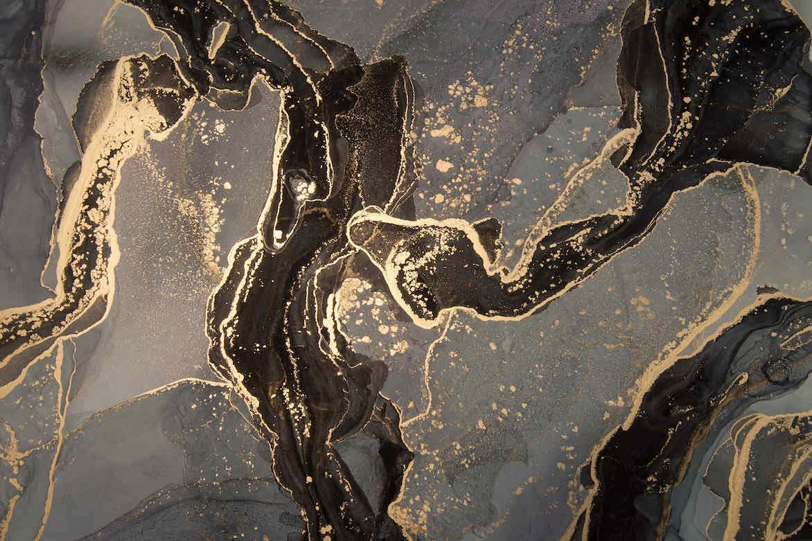 Black & Gold Marble-Wall_Art-Pixalot