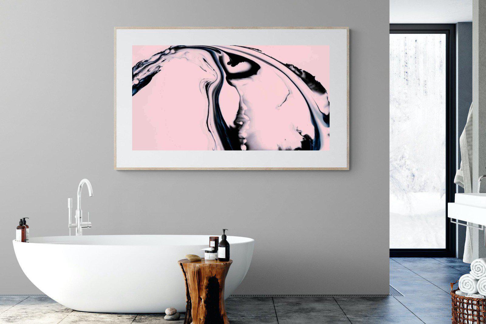 Black Ink-Wall_Art-180 x 110cm-Framed Print-Wood-Pixalot