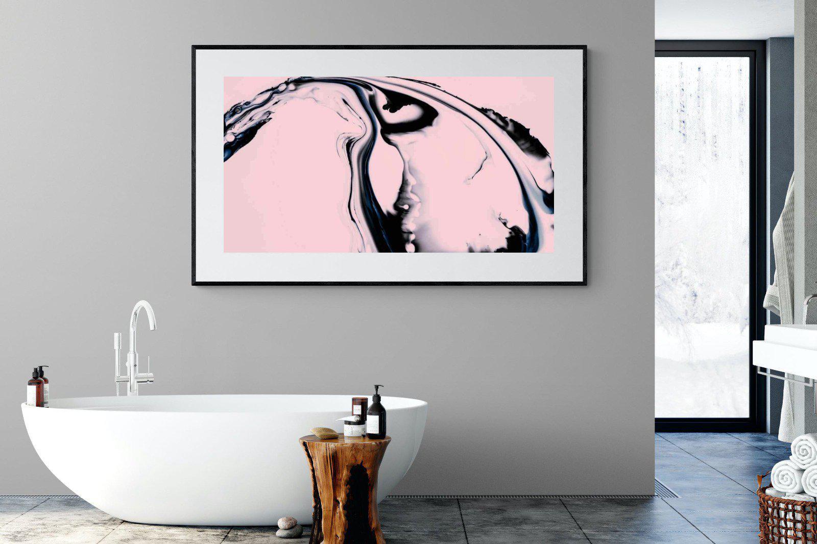 Black Ink-Wall_Art-180 x 110cm-Framed Print-Black-Pixalot