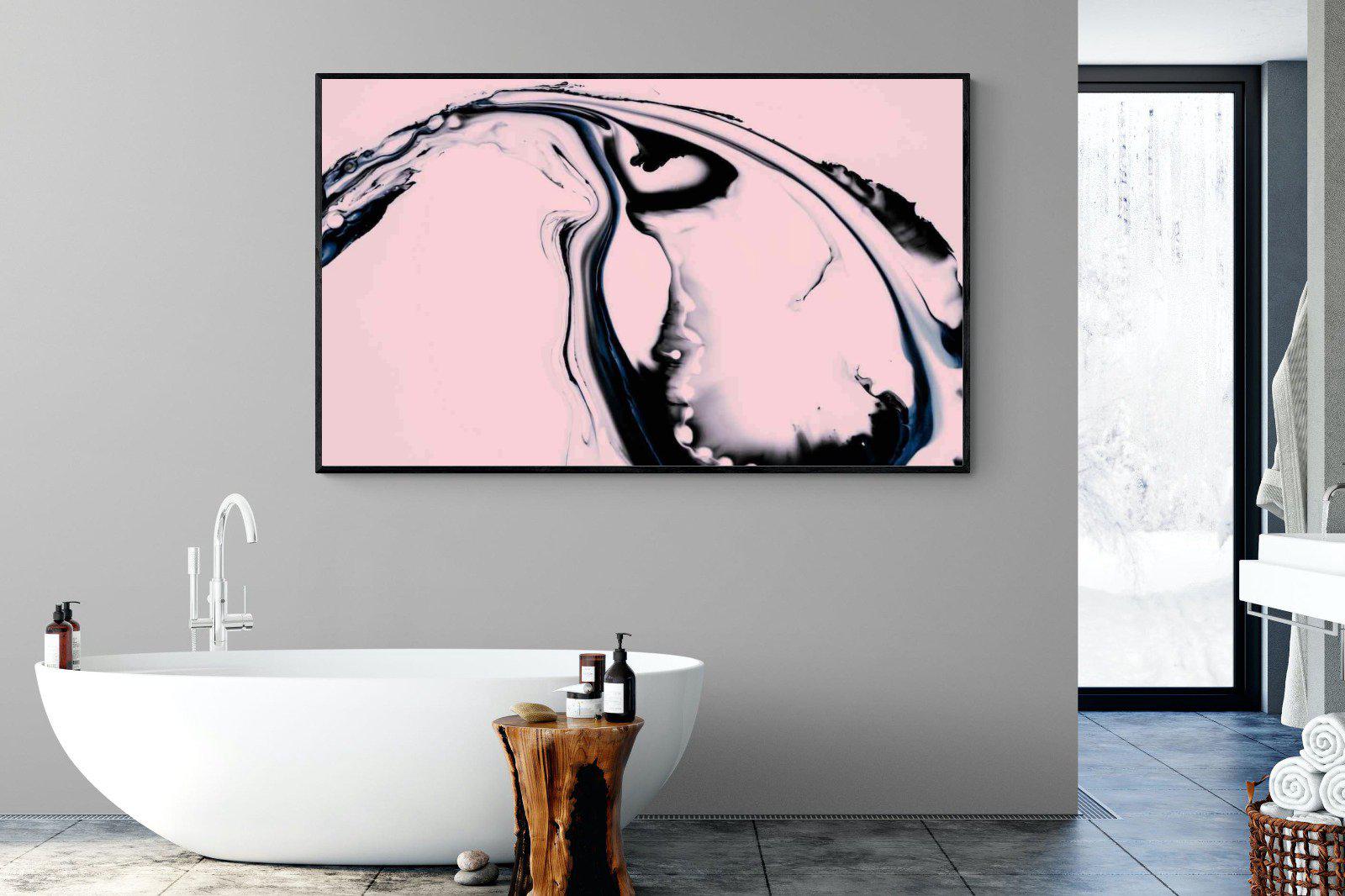 Black Ink-Wall_Art-180 x 110cm-Mounted Canvas-Black-Pixalot