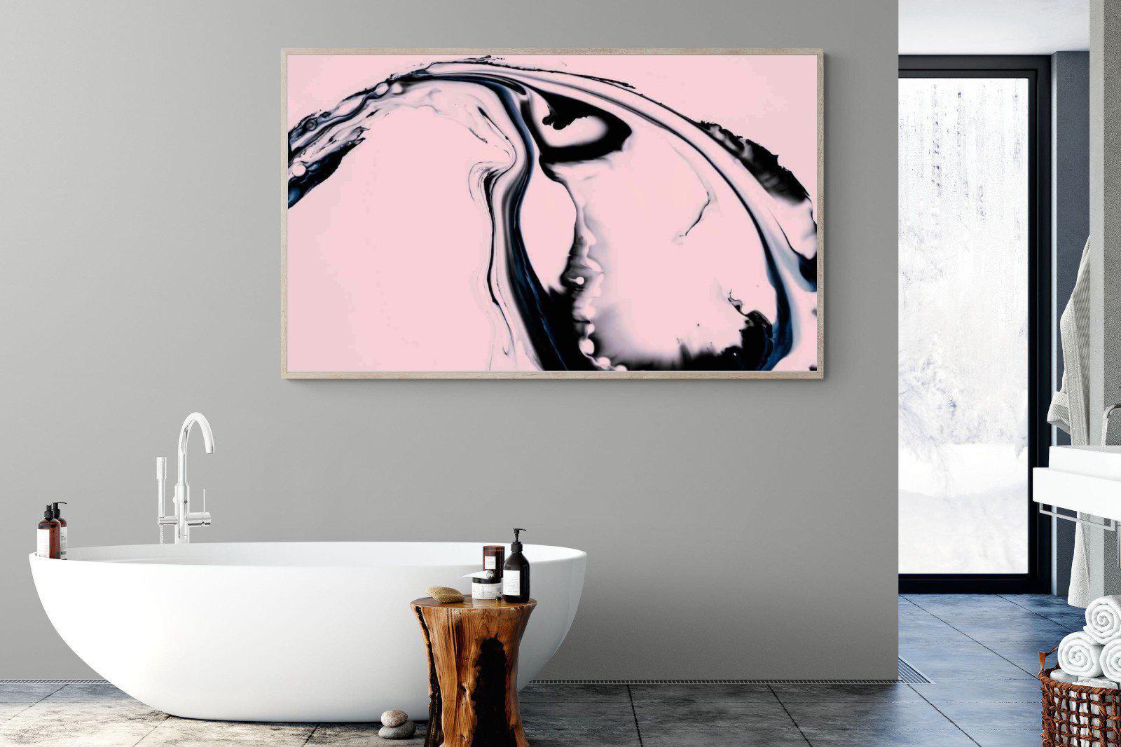 Black Ink-Wall_Art-180 x 110cm-Mounted Canvas-Wood-Pixalot