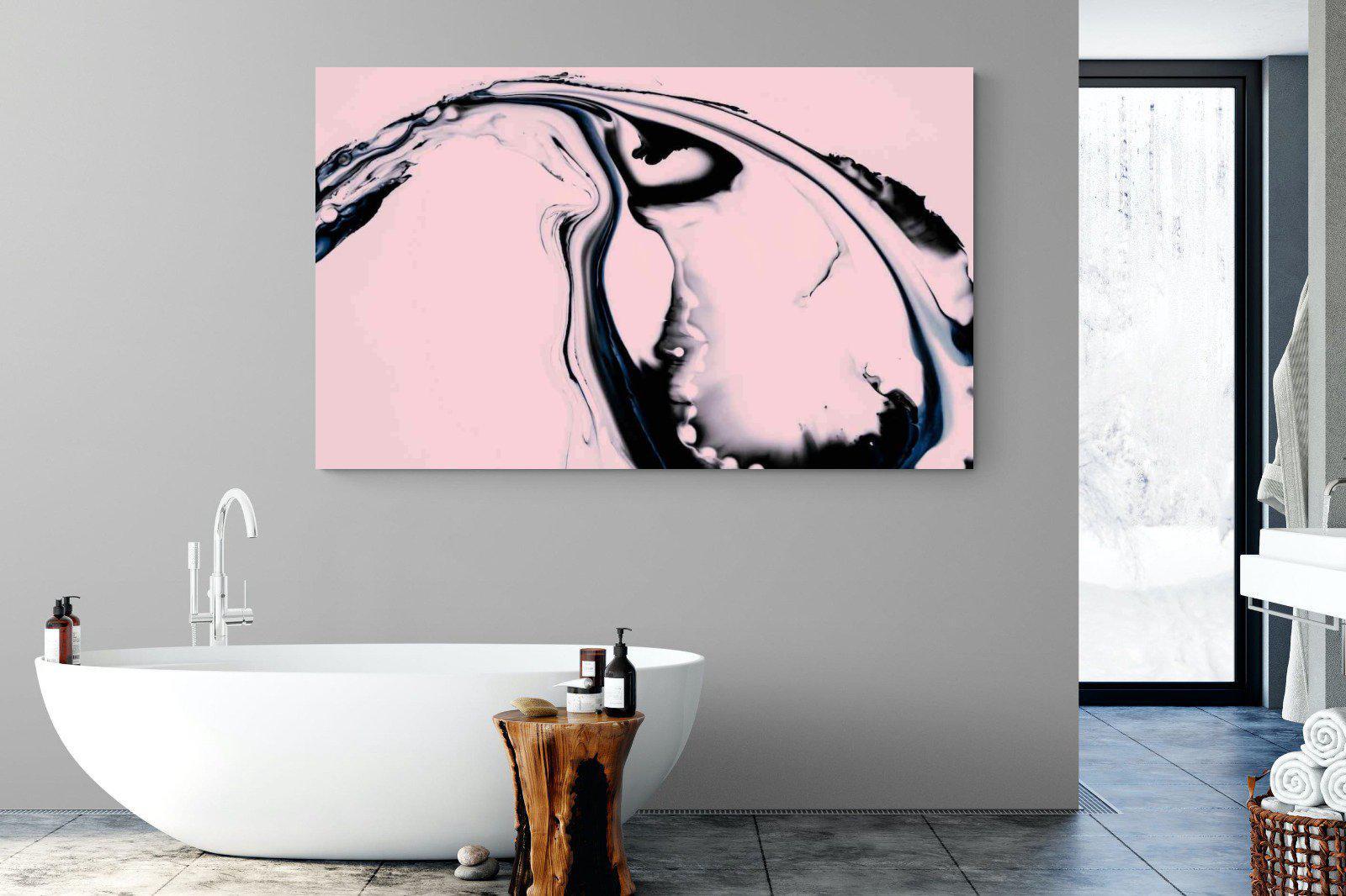 Black Ink-Wall_Art-180 x 110cm-Mounted Canvas-No Frame-Pixalot