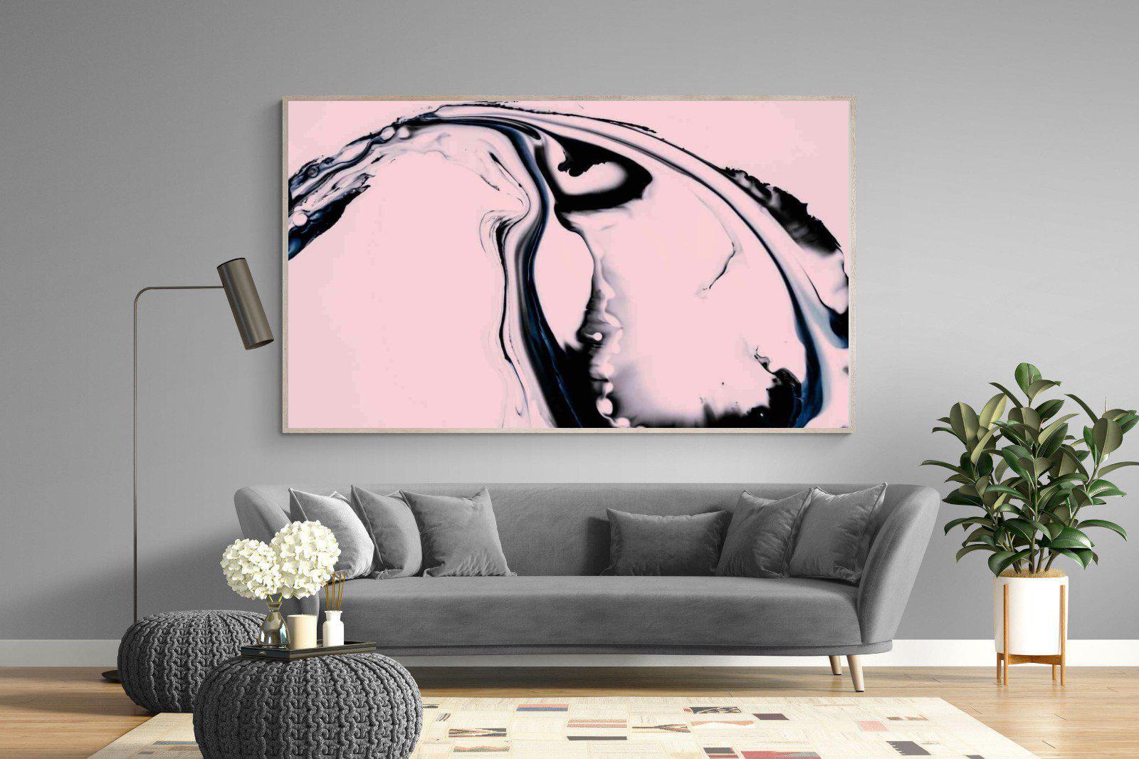 Black Ink-Wall_Art-220 x 130cm-Mounted Canvas-Wood-Pixalot