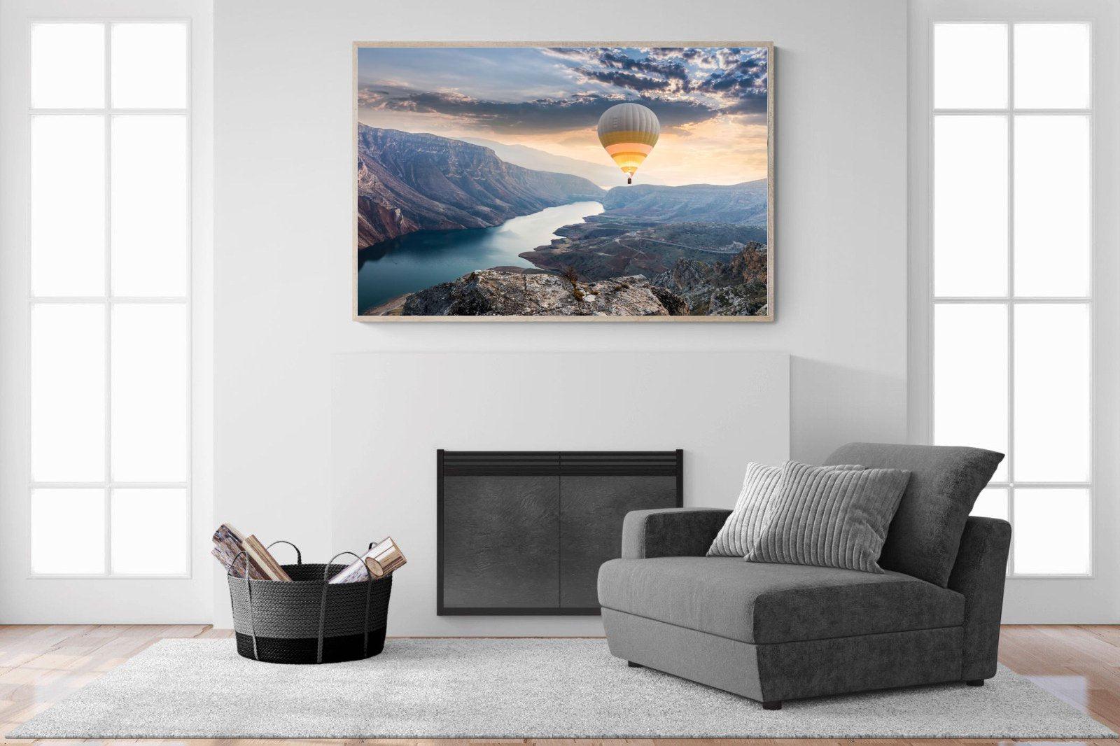 Botan Canyon-Wall_Art-150 x 100cm-Mounted Canvas-Wood-Pixalot