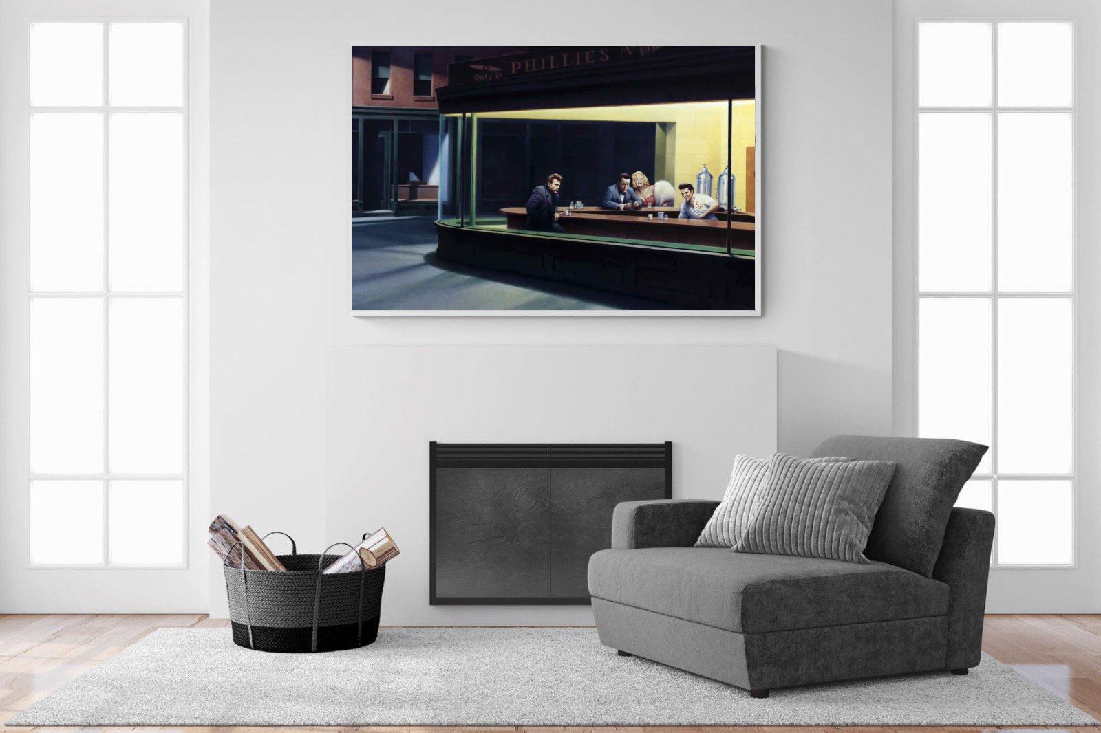 Boulevard of Broken Dreams-Wall_Art-150 x 100cm-Mounted Canvas-White-Pixalot