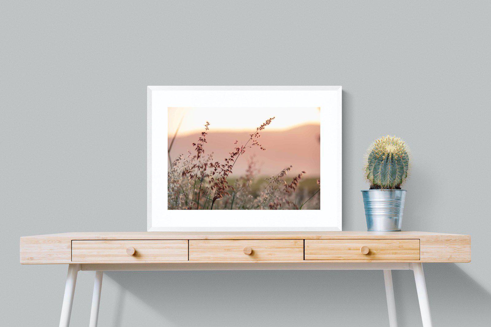 Breezy-Wall_Art-80 x 60cm-Framed Print-White-Pixalot