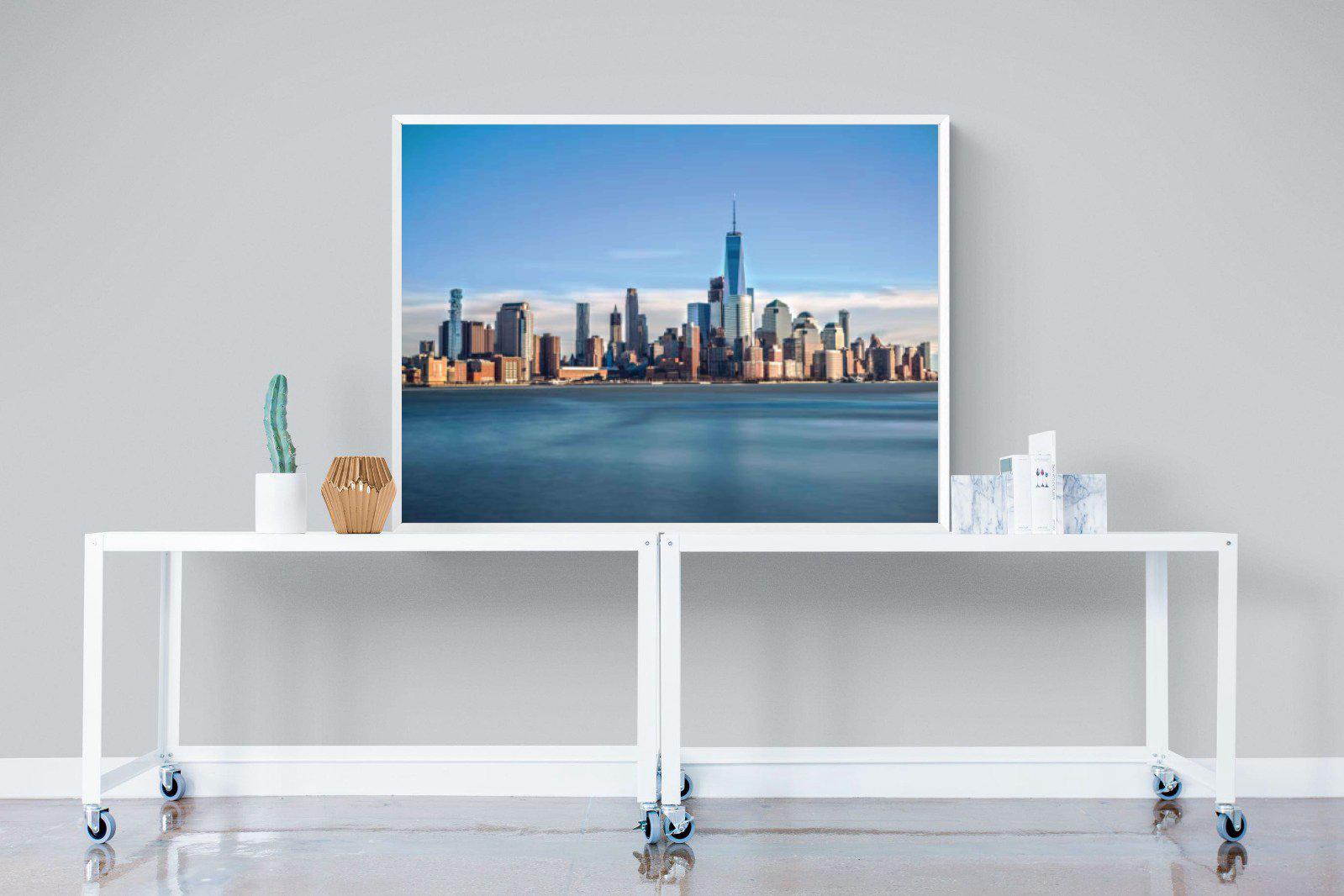 Brooklyn-Wall_Art-120 x 90cm-Mounted Canvas-White-Pixalot