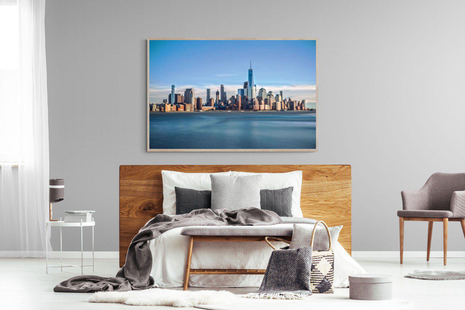 Brooklyn-Wall_Art-150 x 100cm-Mounted Canvas-Wood-Pixalot