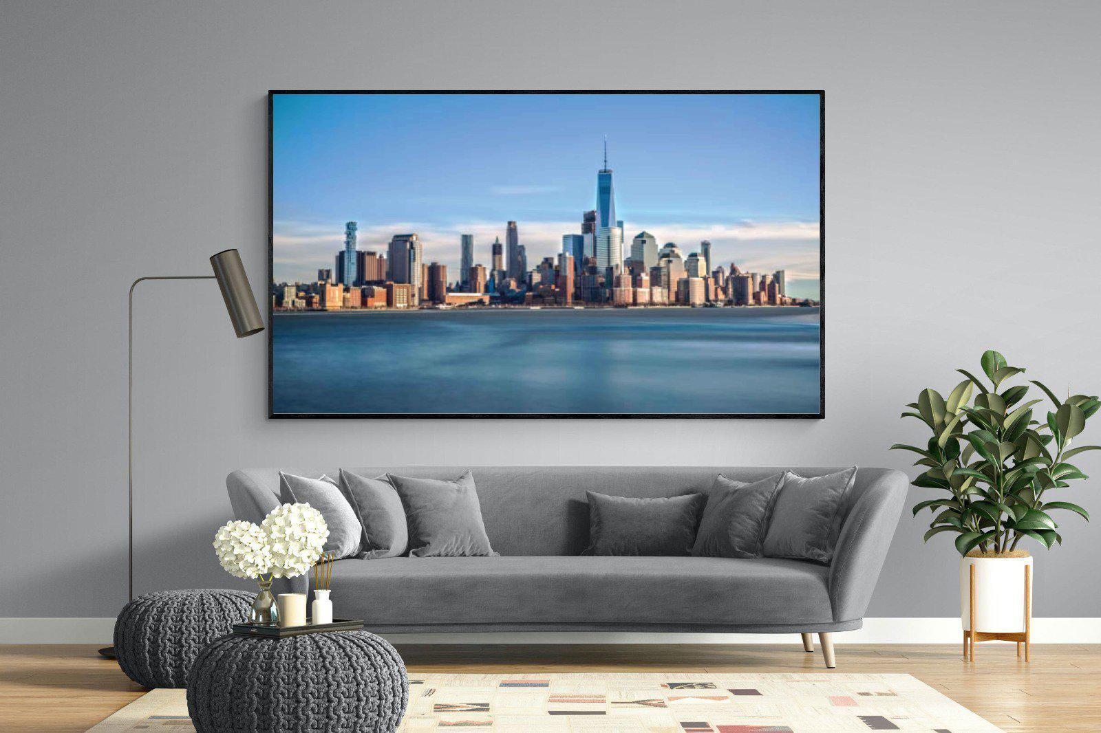 Brooklyn-Wall_Art-220 x 130cm-Mounted Canvas-Black-Pixalot