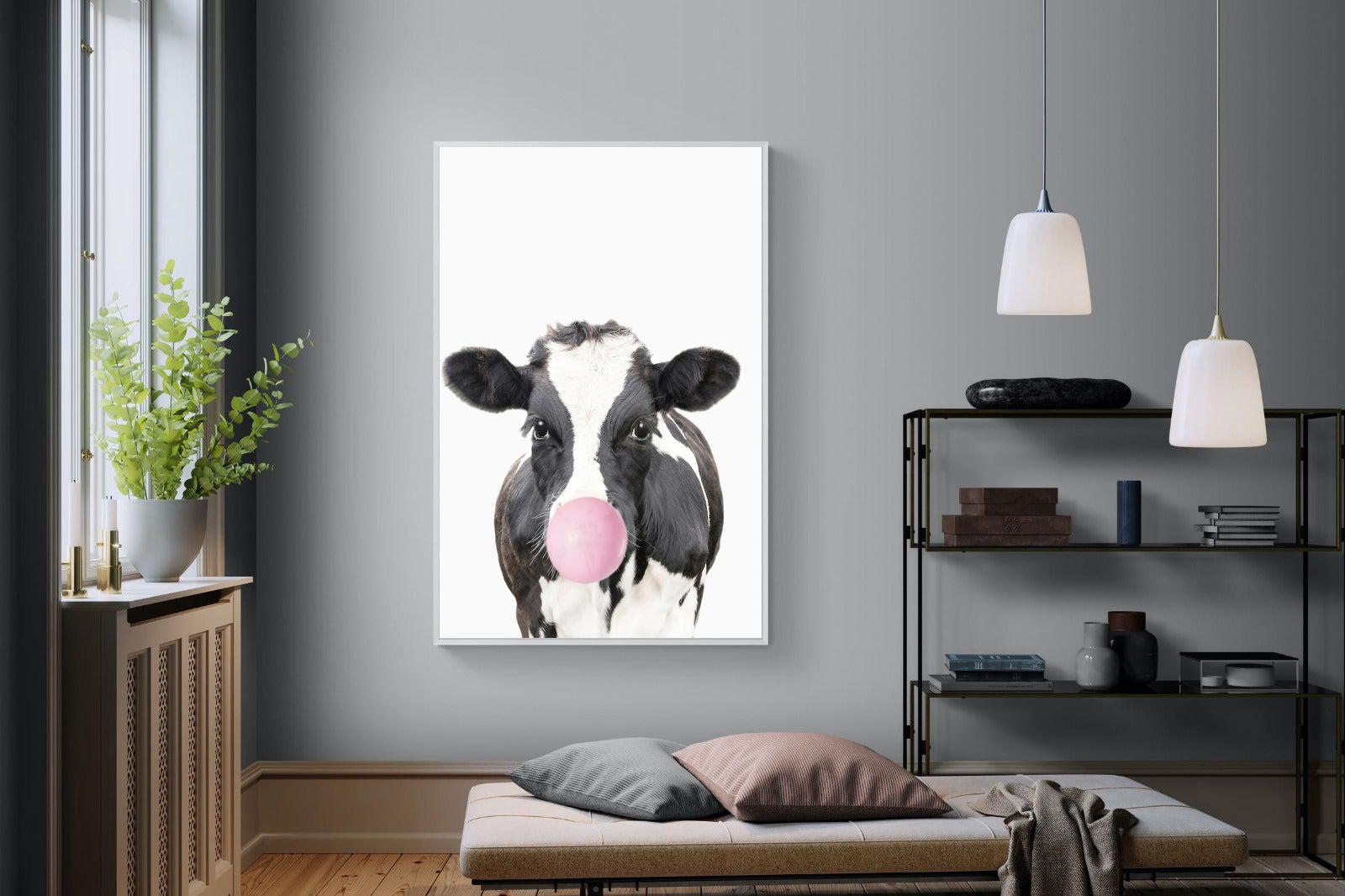 Bubblegum Cow-Wall_Art-Pixalot