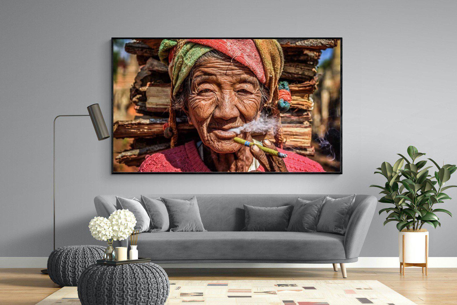 Burma-Wall_Art-220 x 130cm-Mounted Canvas-Black-Pixalot