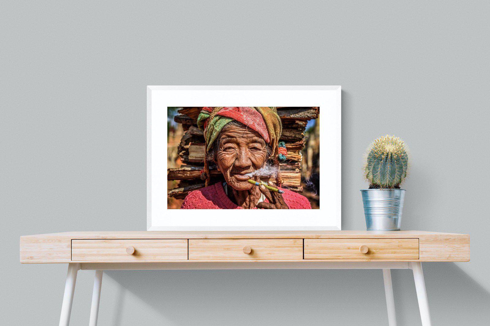 Burma-Wall_Art-80 x 60cm-Framed Print-White-Pixalot