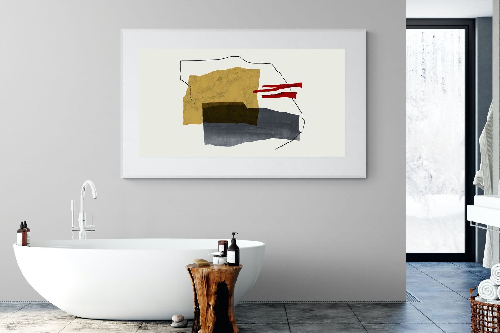 Callahan Three-Wall_Art-180 x 110cm-Framed Print-White-Pixalot