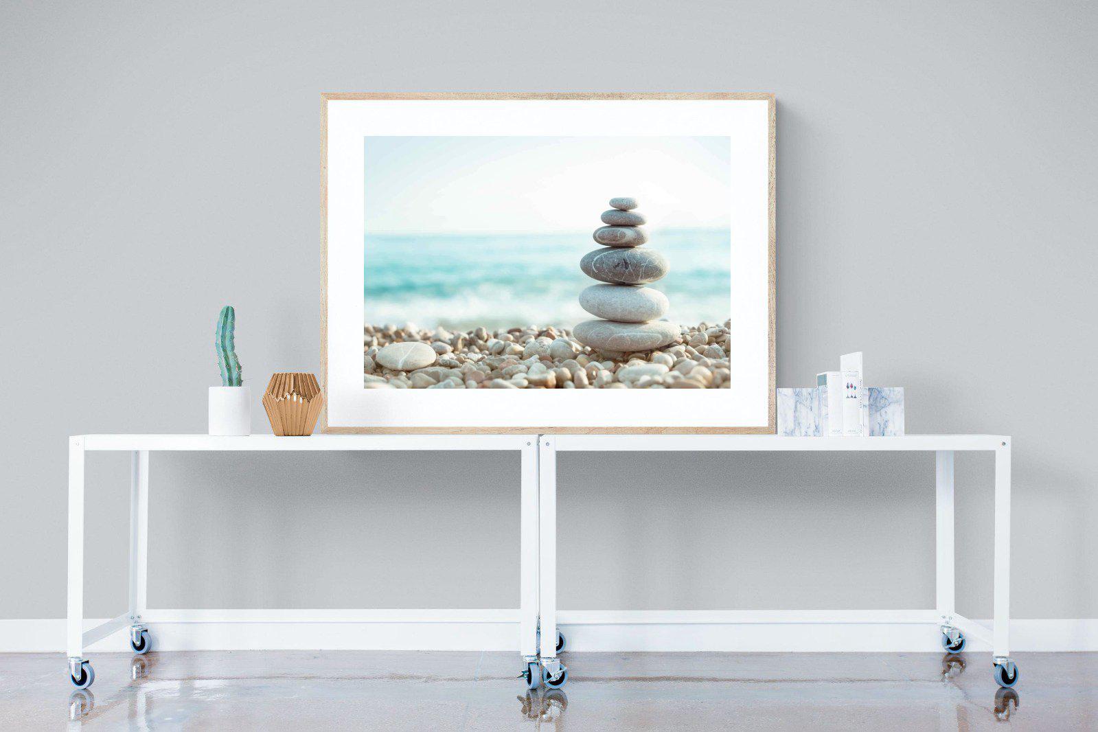 Calm-Wall_Art-120 x 90cm-Framed Print-Wood-Pixalot