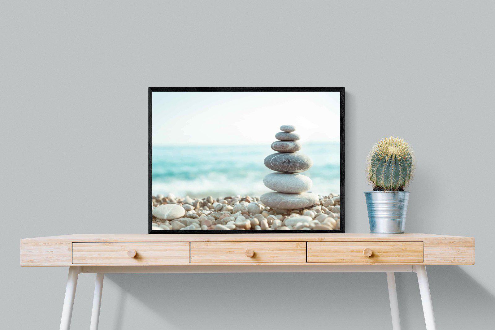 Calm-Wall_Art-80 x 60cm-Mounted Canvas-Black-Pixalot