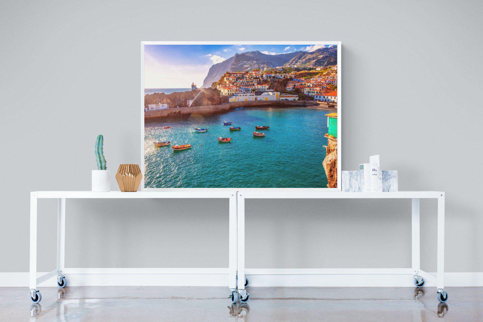 Camara de Lobos-Wall_Art-120 x 90cm-Mounted Canvas-White-Pixalot