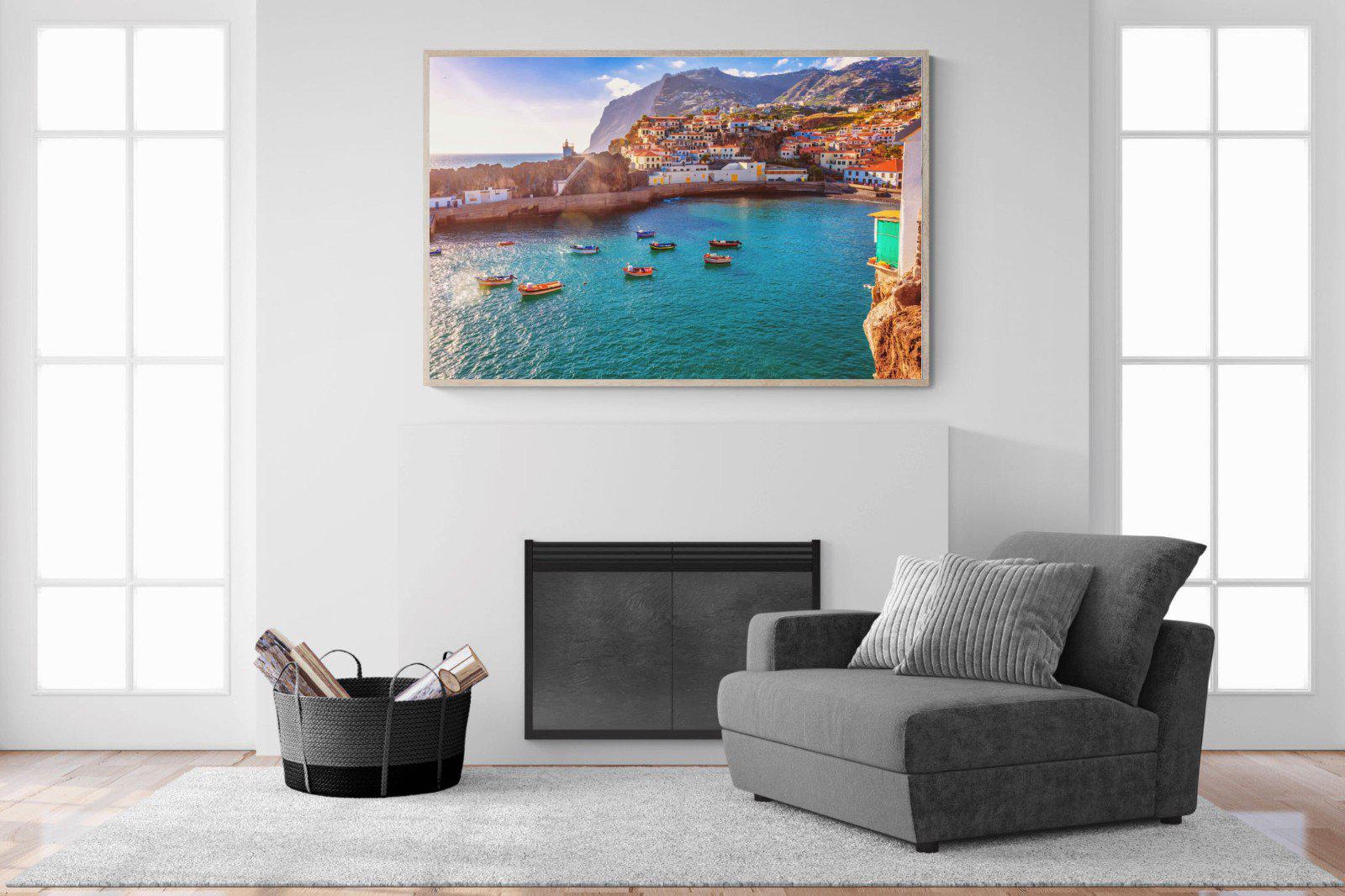 Camara de Lobos-Wall_Art-150 x 100cm-Mounted Canvas-Wood-Pixalot