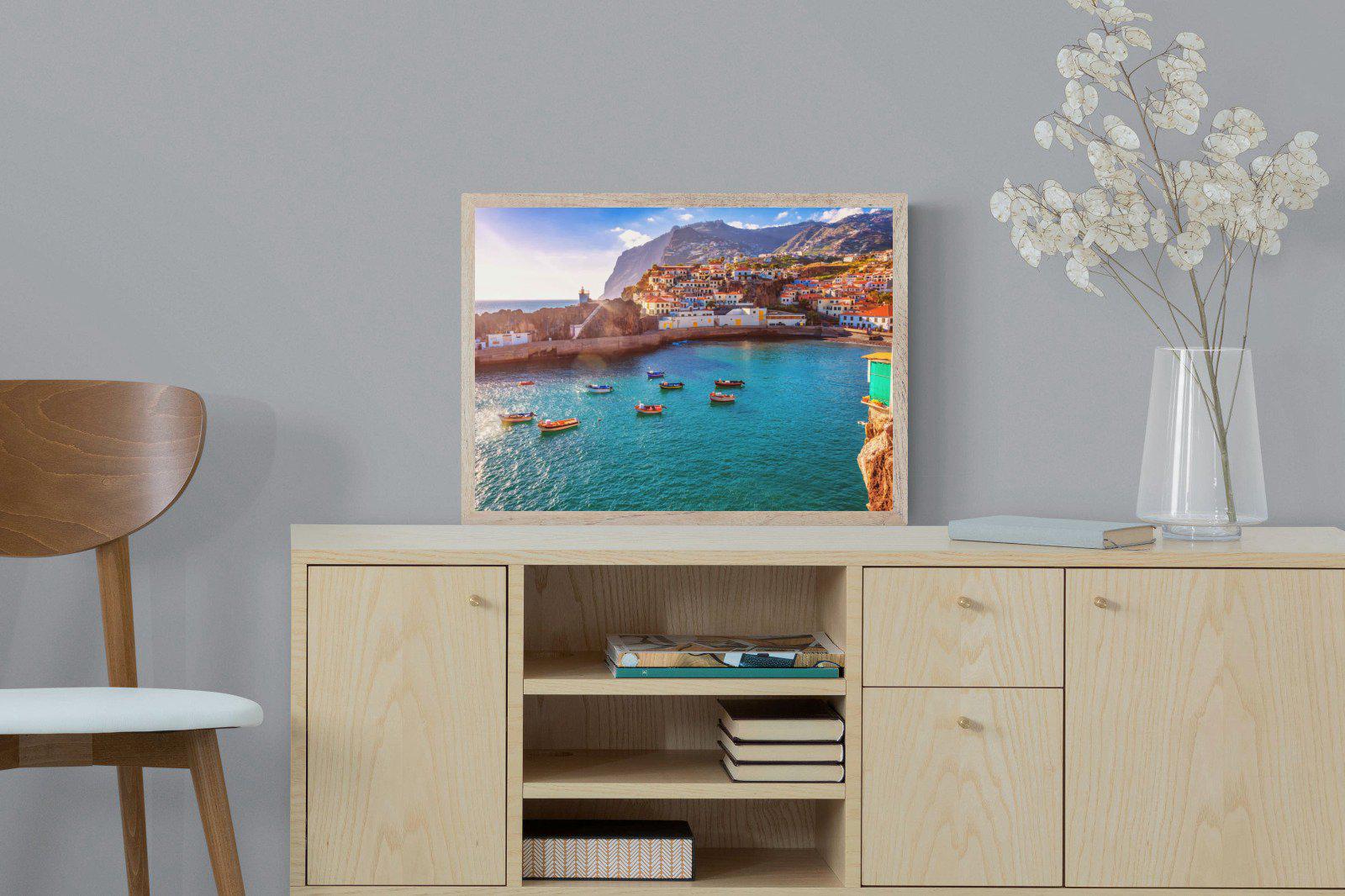 Camara de Lobos-Wall_Art-60 x 45cm-Mounted Canvas-Wood-Pixalot