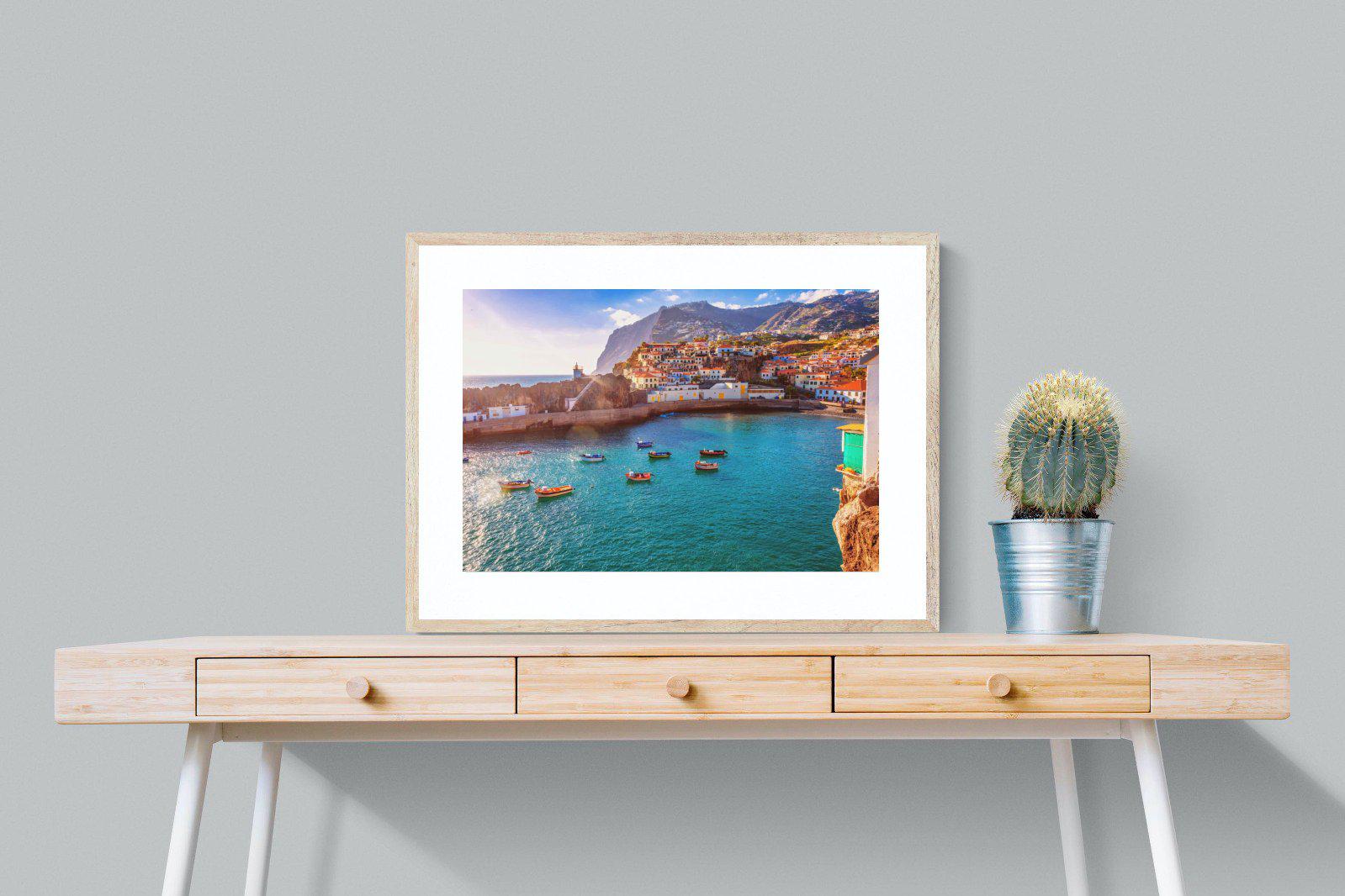 Camara de Lobos-Wall_Art-80 x 60cm-Framed Print-Wood-Pixalot