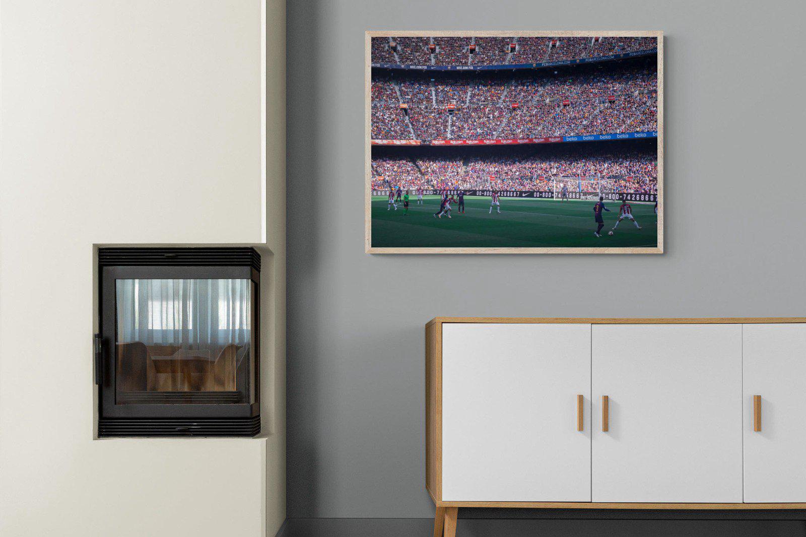 Camp Nou-Wall_Art-100 x 75cm-Mounted Canvas-Wood-Pixalot