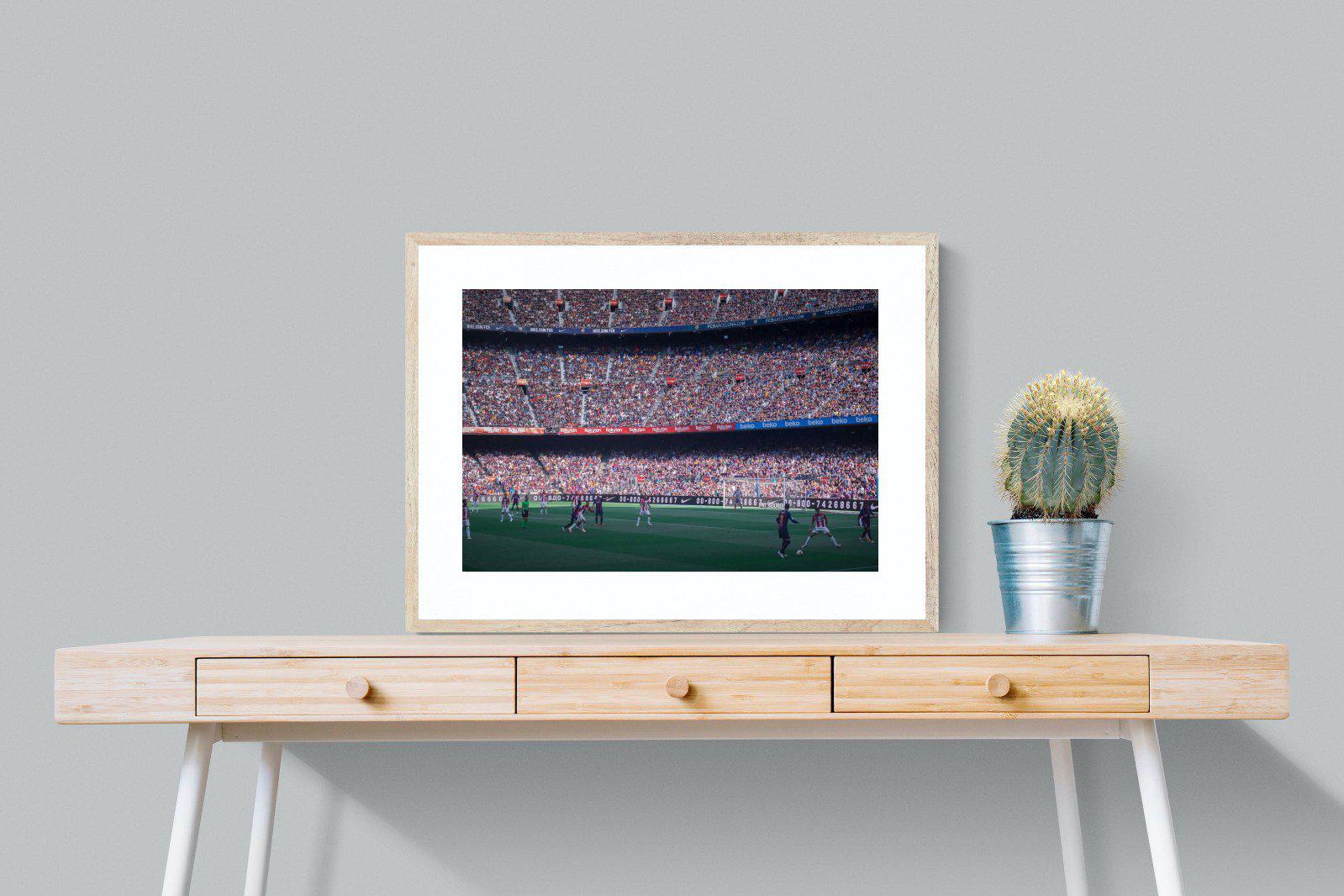 Camp Nou-Wall_Art-80 x 60cm-Framed Print-Wood-Pixalot