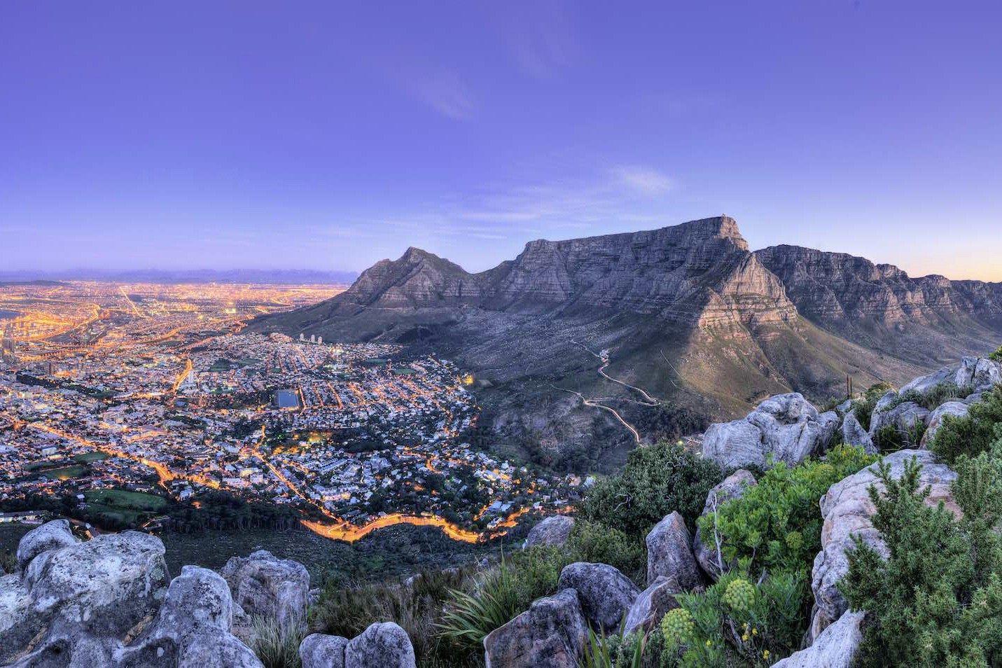 Cape Town at Dusk-Wall_Art-Pixalot