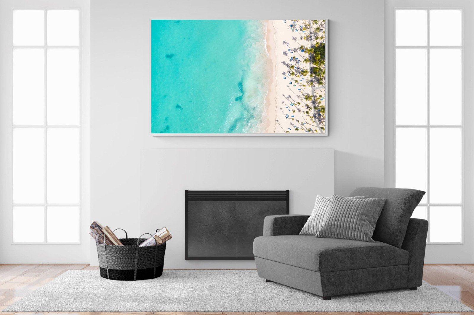 Caribbean-Wall_Art-150 x 100cm-Mounted Canvas-White-Pixalot