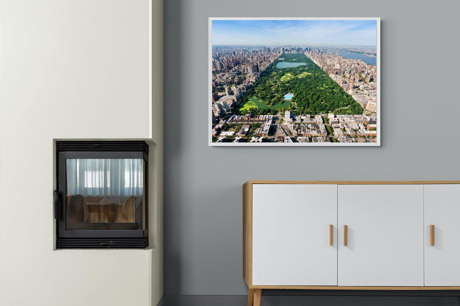 Central Park-Wall_Art-100 x 75cm-Mounted Canvas-White-Pixalot