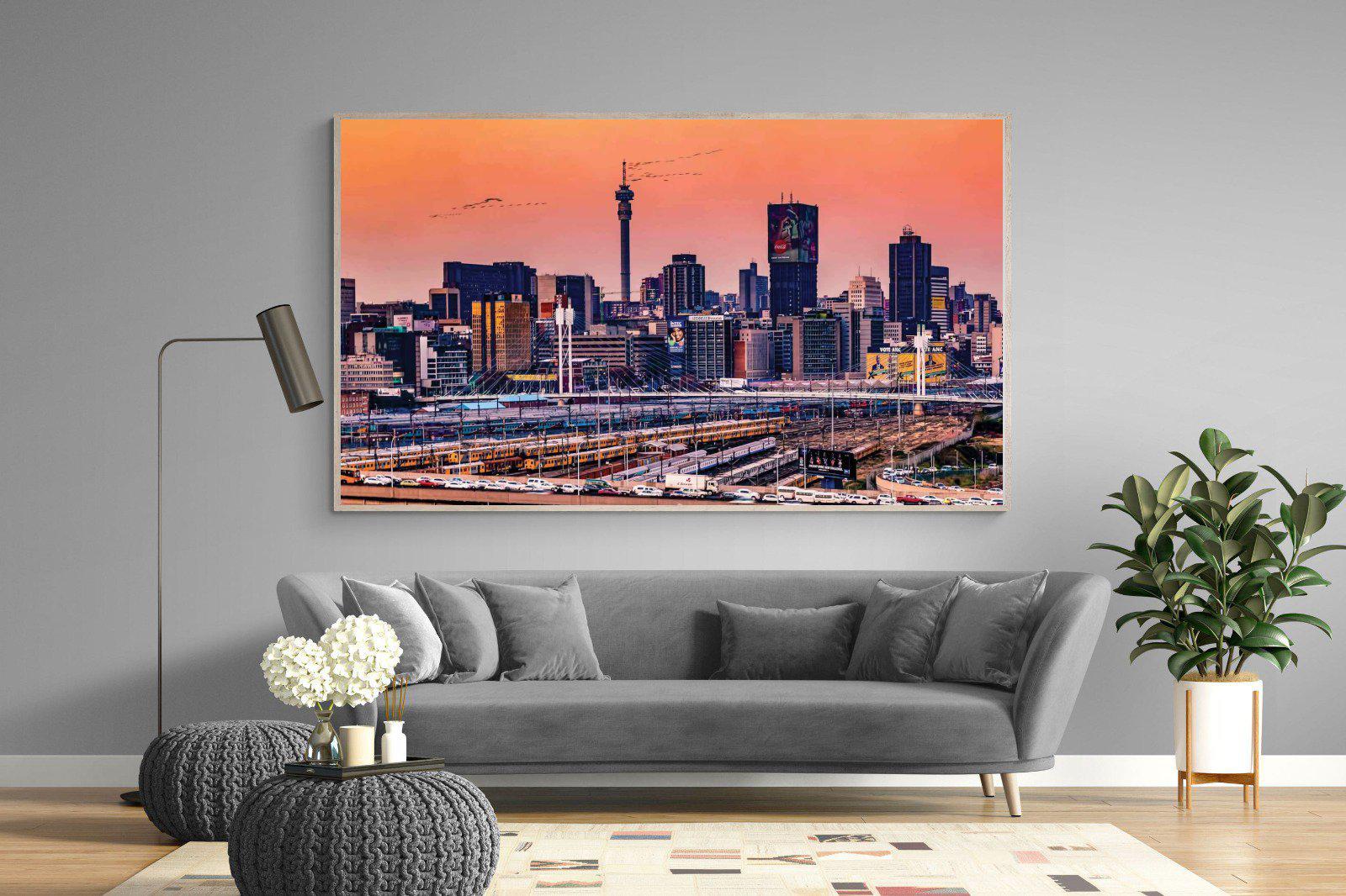 City of Gold-Wall_Art-220 x 130cm-Mounted Canvas-Wood-Pixalot