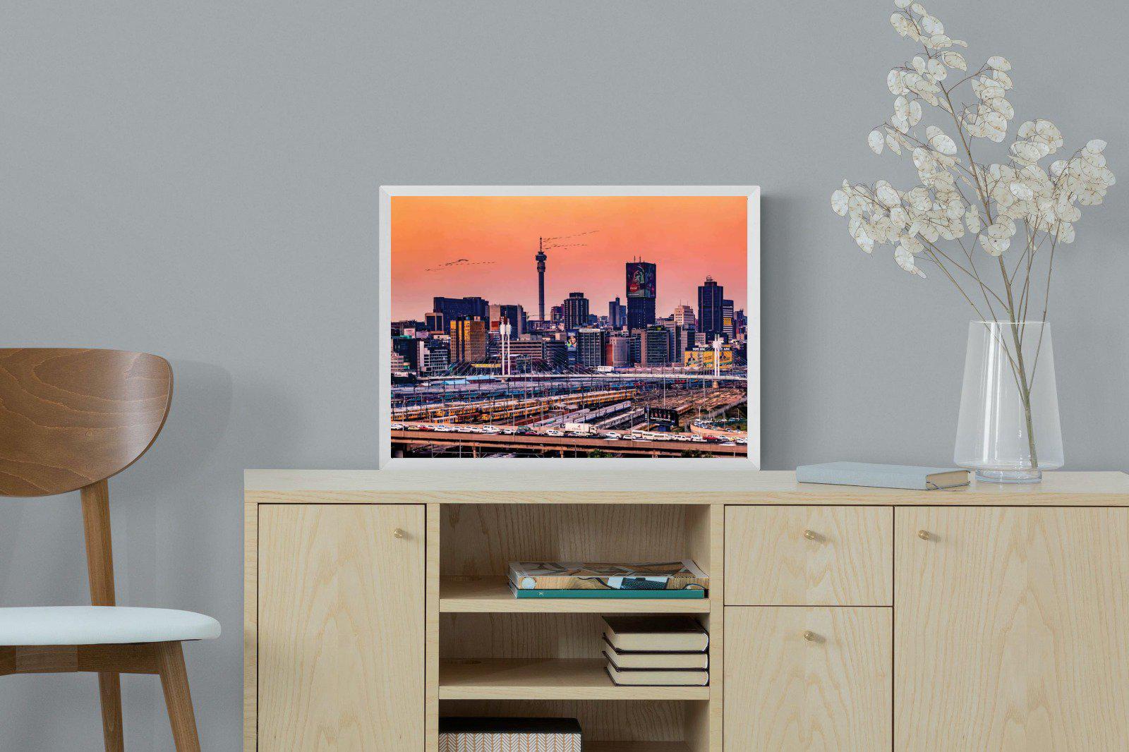 City of Gold-Wall_Art-60 x 45cm-Mounted Canvas-White-Pixalot