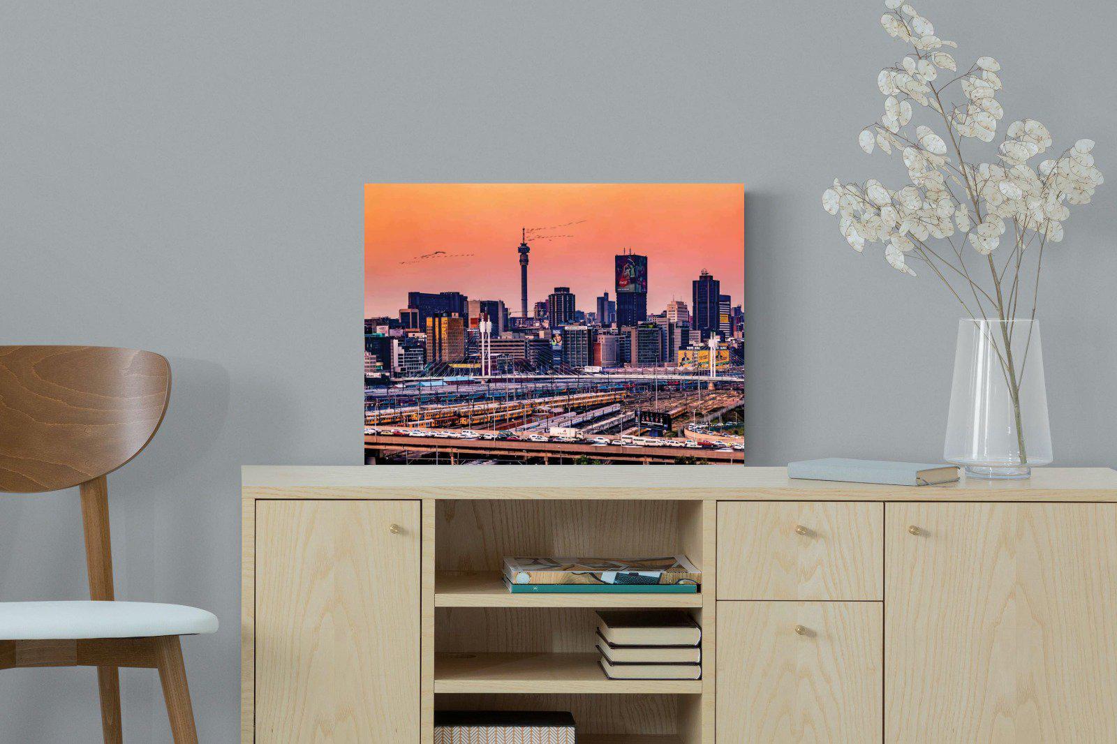 City of Gold-Wall_Art-60 x 45cm-Mounted Canvas-No Frame-Pixalot